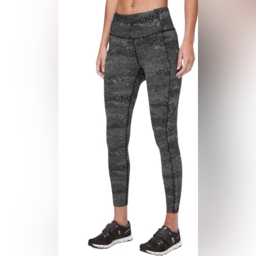 Lululemon Fast & Free 7/8 Tight II Nulux 25” Size 8